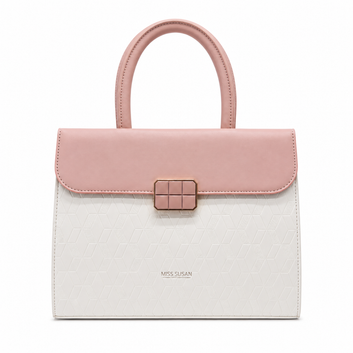 Miss Susan Two-Tone Handbag