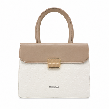 Miss Susan Two-Tone Handbag