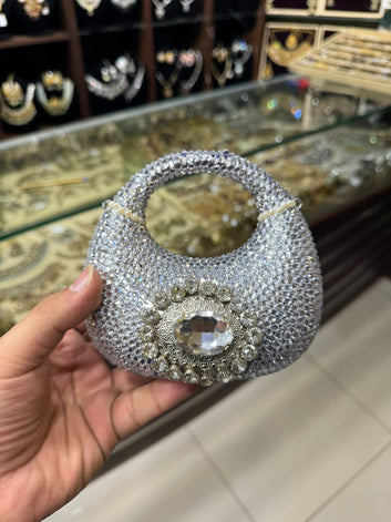 Rhinestone  clutch