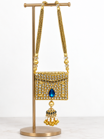 Royal Kashmiri Clutch – Gold