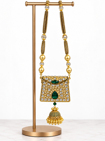 Emerald Kashmiri Mini Clutch