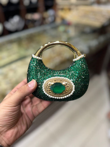 Rhinestone  clutch