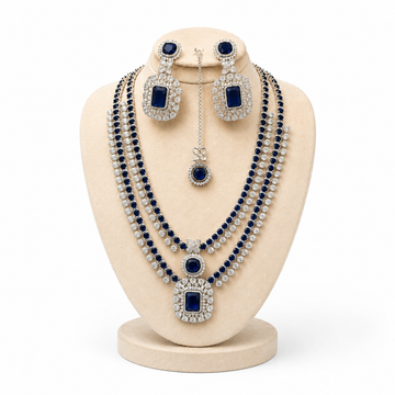 Sapphire Zircone Bridal Ad Set