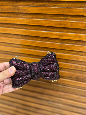 SWORSKI MINI BOW CLUTCH
