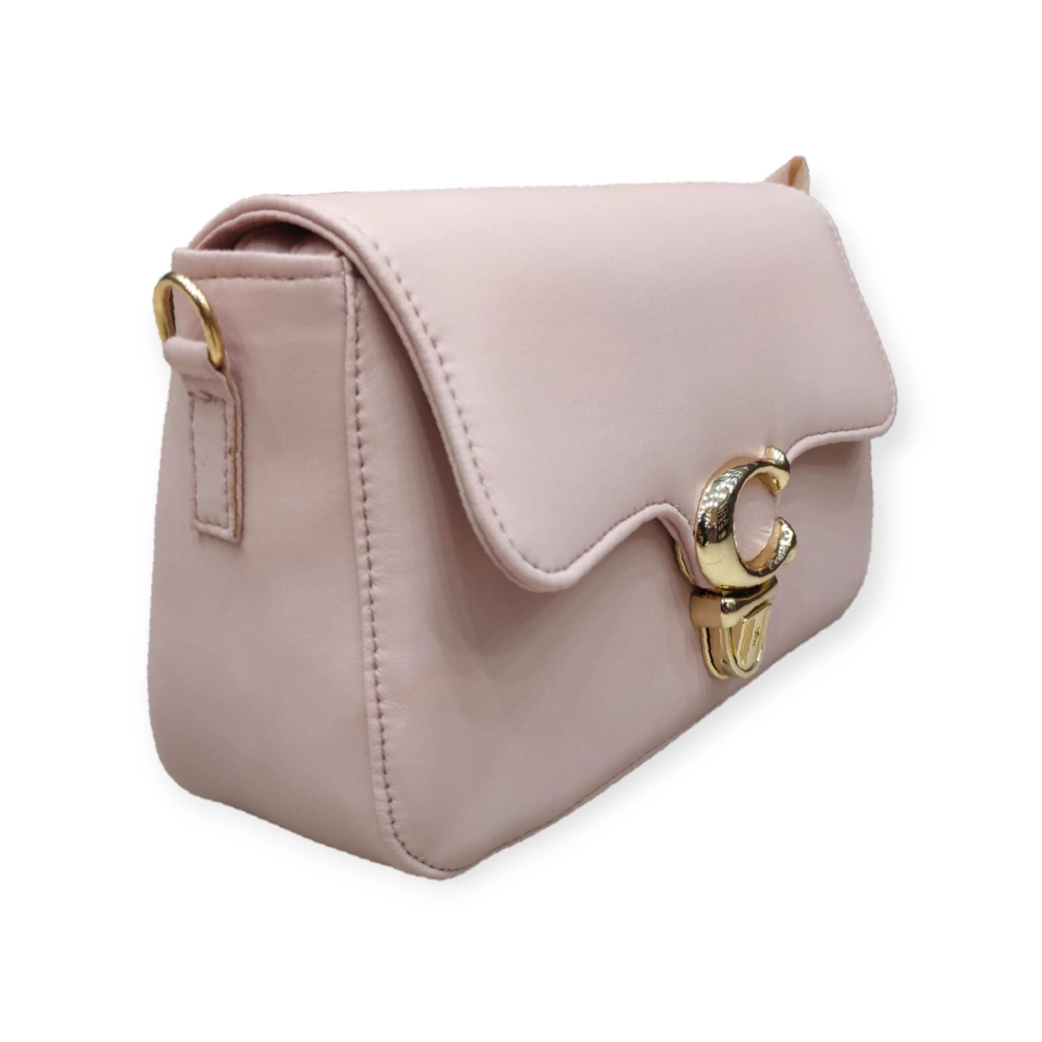 Premium Side Cross Body-7801 Pink