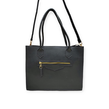 Black Tote Handbag- 7779 Premium Quality