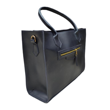 Black Tote Handbag- 7779 Premium Quality