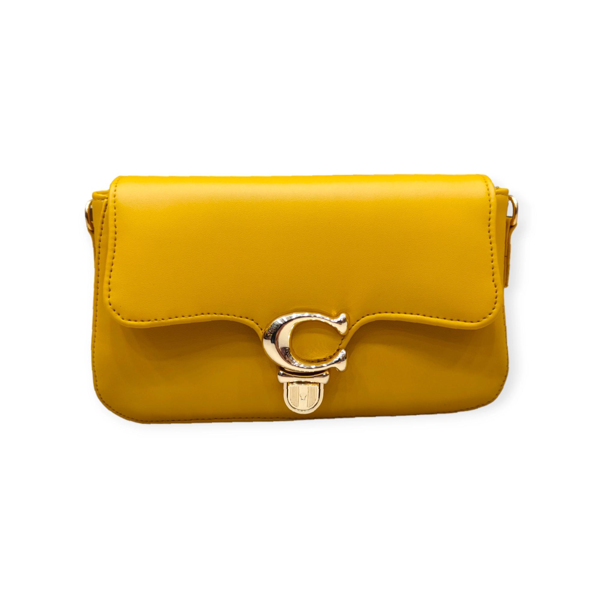 Premium Side Cross Body-7801 Mustard